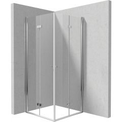 Deante Kerria Plus KKN0X08X08 kabina prysznicowa 80x80 cm kwadratowa chrom połysk/szkło przezroczyste