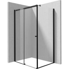 Deante Kerria Plus KKNNP12S09 kabina prysznicowa 120x90 cm prostokątna czarny mat/szkło przezroczyste