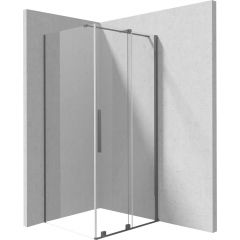 Deante Prizma KPNDP12S08 kabina prysznicowa 120x80 cm prostokątna mat/szkło przezroczyste