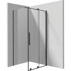 Deante Prizma KPNNP10S09 kabina prysznicowa 100x90 cm prostokątna czarny mat/szkło przezroczyste