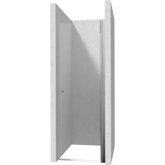 Deante Kerria Plus KTSW041P drzwi prysznicowe 90 cm uchylne chrom połysk/szkło przezroczyste