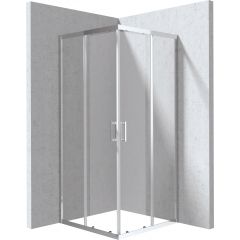 Deante Funkia Evo KYC0099P kabina prysznicowa 90x90 cm kwadratowa chrom połysk/szkło przezroczyste