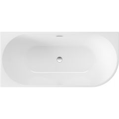 Deante Silia KDS016L wanna przyścienna 160x75 cm owalna biała