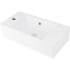 Deante Hiacynt New CDY6U2L umywalka 51x25 cm prostokątna nablatowa biała