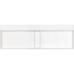 Deante Blur CQBAU2S umywalka 120x40 cm prostokątna nablatowa biała