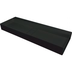 Deante Blur CQBNU1S umywalka 100x40 cm prostokątna nablatowa czarna
