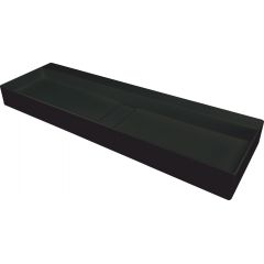 Deante Blur CQBNU2S umywalka 120x40 cm prostokątna nablatowa czarna