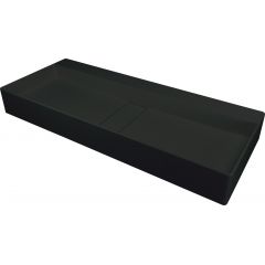 Deante Blur CQBNU8S umywalka 80x40 cm prostokątna nablatowa czarna