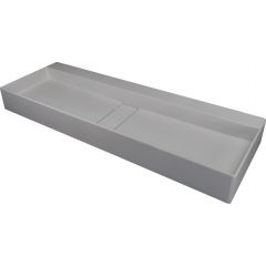 Deante Blur CQBSU1S umywalka 100x40 cm prostokątna nablatowa szary/kamień