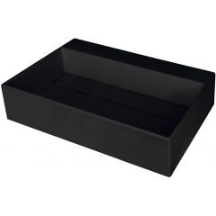 Deante Correo CQRNU6M umywalka 60x40 cm prostokątna nablatowa czarna
