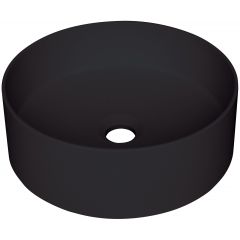 Deante Silia CQSNU4S umywalka 36x36 cm okrągła nablatowa czarna