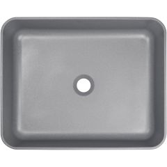 Deante Temisto CQTSU5S umywalka 50x40 cm prostokątna nablatowa szary/kamień
