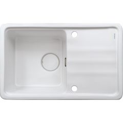 Deante Momi ZCM6113 zlewozmywak granitowy 78x50 cm biały