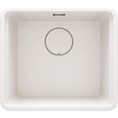Deante Momi ZKMA10A zlewozmywak granitowy 50x44 cm biały