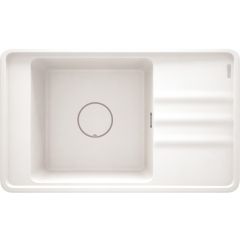 Deante Momi ZKMA11B zlewozmywak granitowy 82x50 cm biały
