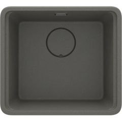 Deante Momi ZKMT10A zlewozmywak granitowy 50x45 cm antracyt
