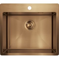 Deante Olfato ZPOC10B zlewozmywak stalowy 55x50.5 cm miedź
