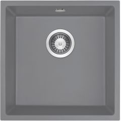 Deante Corda ZQAS10A zlewozmywak granitowy 40x40 cm szary/grafitowy/onyx