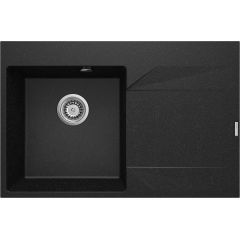 Deante Evora ZQJ211P zlewozmywak granitowy 76x50 cm szary/grafitowy/onyx