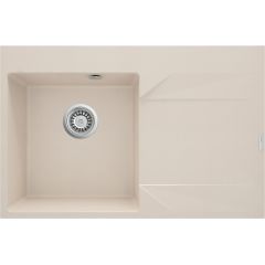 Deante Evora ZQJ511P zlewozmywak granitowy 76x50 cm beżowy