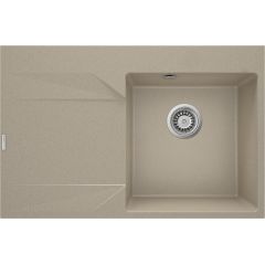 Deante Evora ZQJ711L zlewozmywak granitowy 76x50 cm beżowy