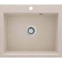 Deante Andante ZQN5103 zlewozmywak granitowy 60x52 cm beżowy