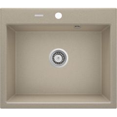 Deante Andante ZQN7103 zlewozmywak granitowy 60x52 cm beżowy