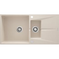 Deante Corio ZRC5513 zlewozmywak granitowy 97x50 cm beżowy