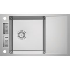 Deante Magnetic ZRM0113 zlewozmywak stalowy 82x50 cm stal