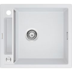 Deante Magnetic ZRMA103 zlewozmywak granitowy 56x50 cm biały