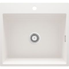 Deante Magnetic ZRMA10A zlewozmywak granitowy 56x52 cm biały