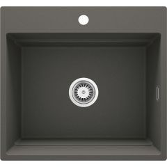 Deante Magnetic ZRMT10A zlewozmywak granitowy 56x52 cm szary/grafitowy/onyx