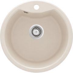 Deante Solis ZRS5803 zlewozmywak granitowy 48x48 cm beżowy