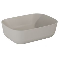 Elita Reni RE040460037020 umywalka 45x32.5 cm prostokątna nablatowa brąz/beż