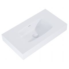 Elita Dimple RE040800025290 umywalka 80.6x46 cm prostokątna ścienna biała