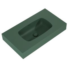 Elita Dimple RE040800027010 umywalka 80.6x46 cm prostokątna ścienna zielona