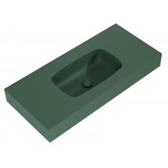 Elita Dimple RE041000027010 umywalka 100.8x46 cm prostokątna ścienna zielona