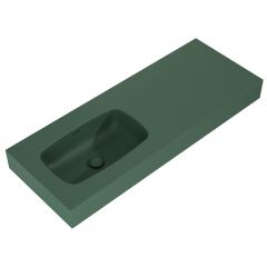 Elita Dimple RE041201027010 umywalka 121x46 cm prostokątna ścienna zielona