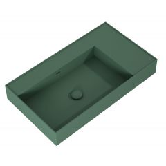 Elita Level RE041461177010 umywalka 80.5x45.5 cm prostokątna ścienna zielona