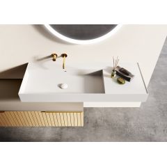 Elita Level RE041461185290 umywalka 100.5x45.5 cm prostokątna ścienna biała