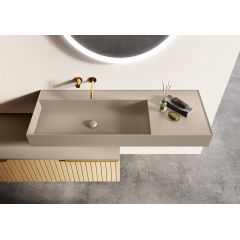 Elita Level RE041461197020 umywalka 120.5x45.5 cm prostokątna ścienna