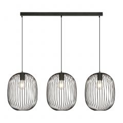 Emibig Onyx 13043 lampa wisząca 3x15 W czarna