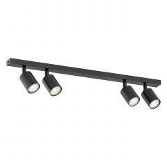 Emibig Flash 13124 lampa podsufitowa 4x8 W czarna