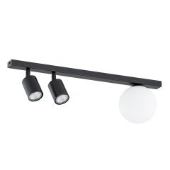 Emibig Baster 13143 lampa podsufitowa 3x8.1 W czarna