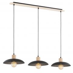 Emibig Kobe 13183 lampa wisząca 3x15 W czarna