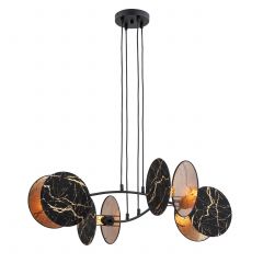 Emibig Motif 13274 lampa wisząca 4x15 W czarna