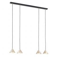 Emibig Elit 13294 lampa wisząca 4x12 W czarna