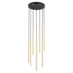 Emibig Selter Gold 13327PREM lampa wisząca powyżej 6x8 W czarna