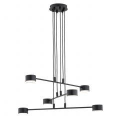 Emibig Modus 13396 lampa wisząca 6x12 W czarna