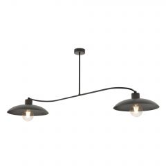 Emibig Foster 13532 lampa wisząca 2x10 W czarna